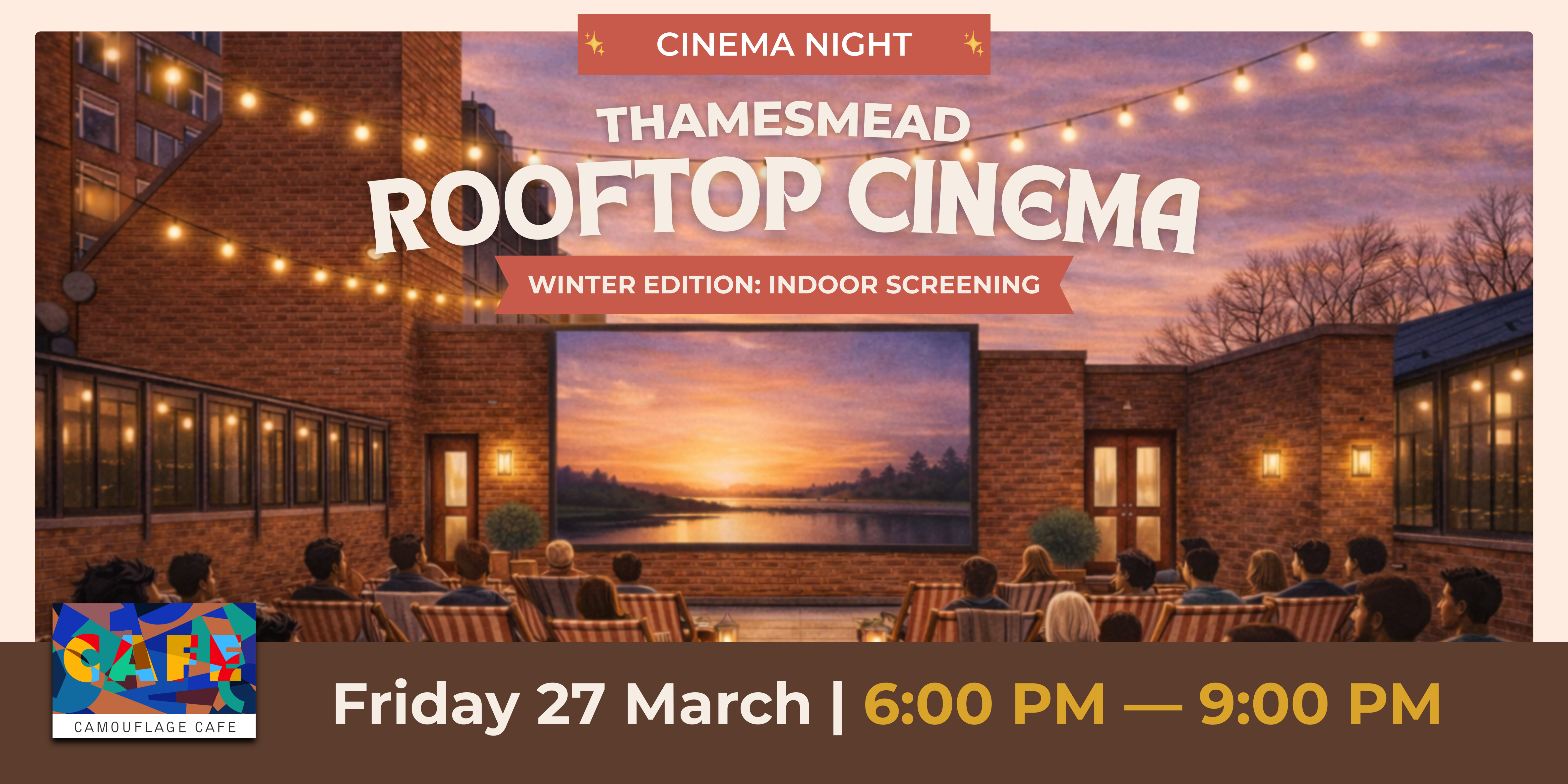 Camouflage Café Brings Community Together Through Monthly Cinema Nights in Thamesmead