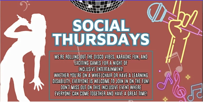 Camouflage Cafe Events- Social Thursdays