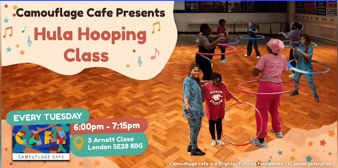 Camouflage Events - Hula Hooping & Line Dancing